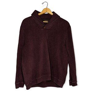 Tasso Elba Long Sleeved Maroon Top Size XXL